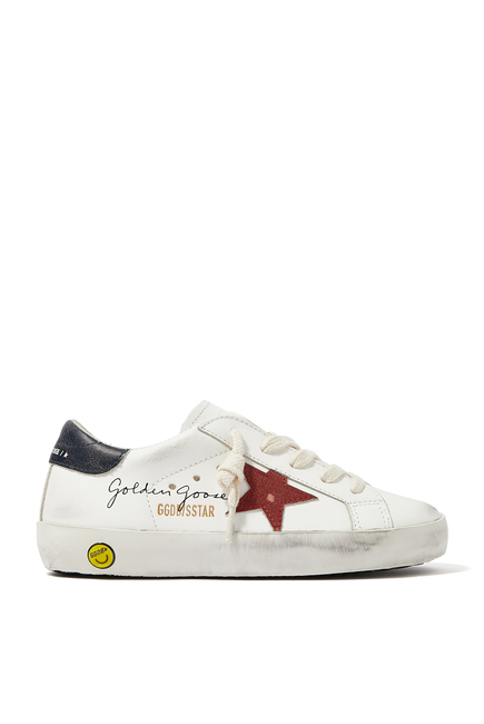 Kids Super-Star Leather Sneakers